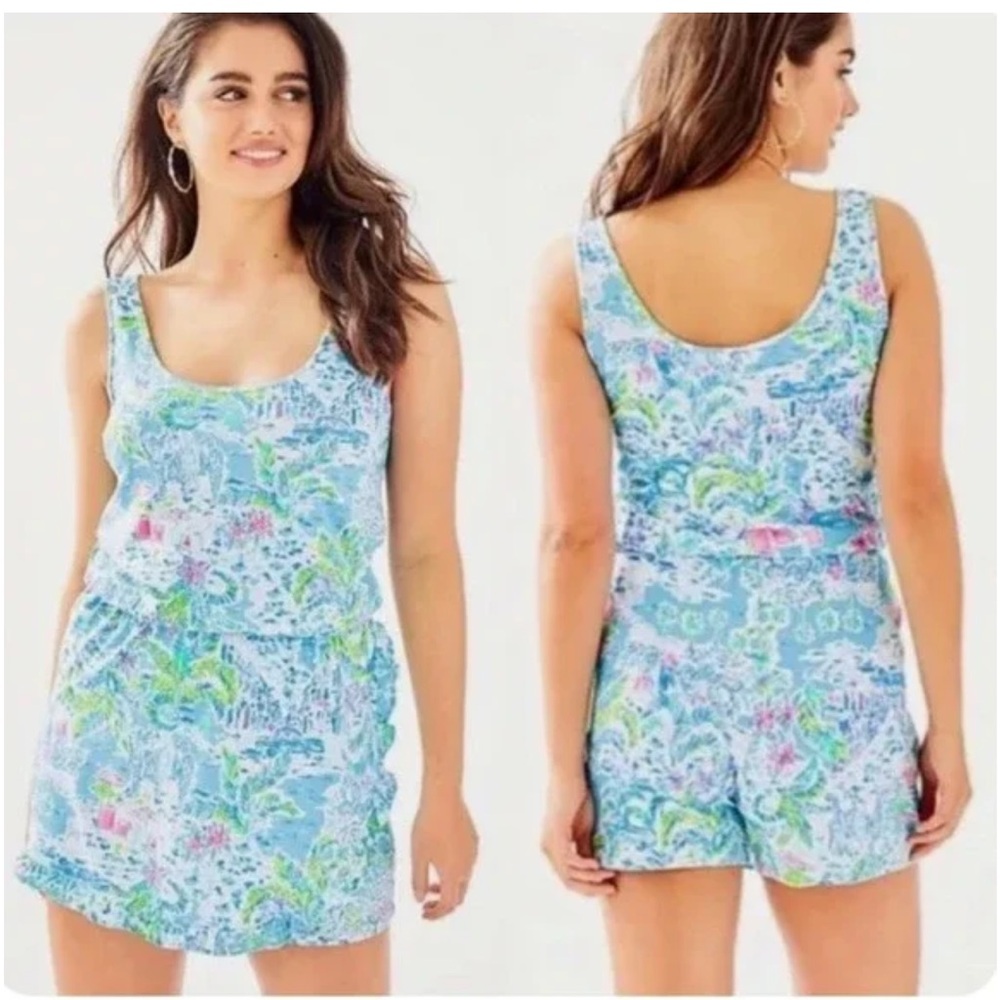 Lilly Pulitzer Annalee romper what a lovely place